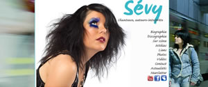 La page d'accueil 2011 du site de Sévy