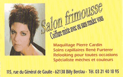 Frimousse, coiffure � Billy Berclau